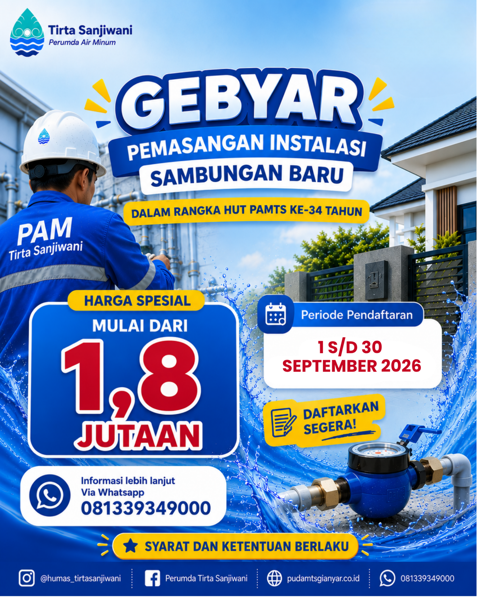 Info berita,Layanan PDAM,Kegiatan PDAM,gangguan layanan pdam,Berita PDAM,PERUMDA AMTS,PERUMDA AMTS Kabupaten Gianyar