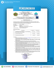 PENGUMUMAN LELANG PAMTS GIANYAR
